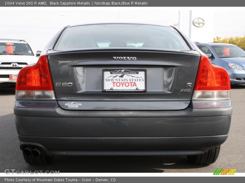 Black Sapphire Metallic / Nordkap Black/Blue R Metallic 2004 Volvo S60 R AWD