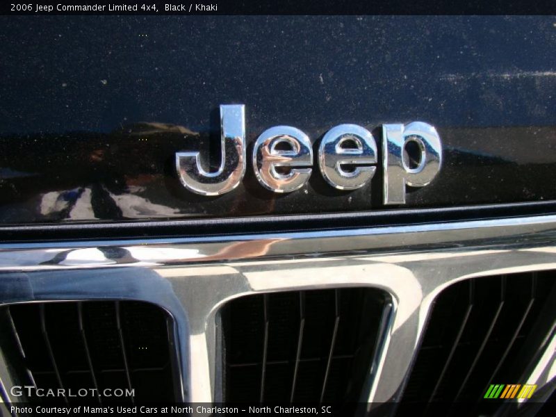 Black / Khaki 2006 Jeep Commander Limited 4x4