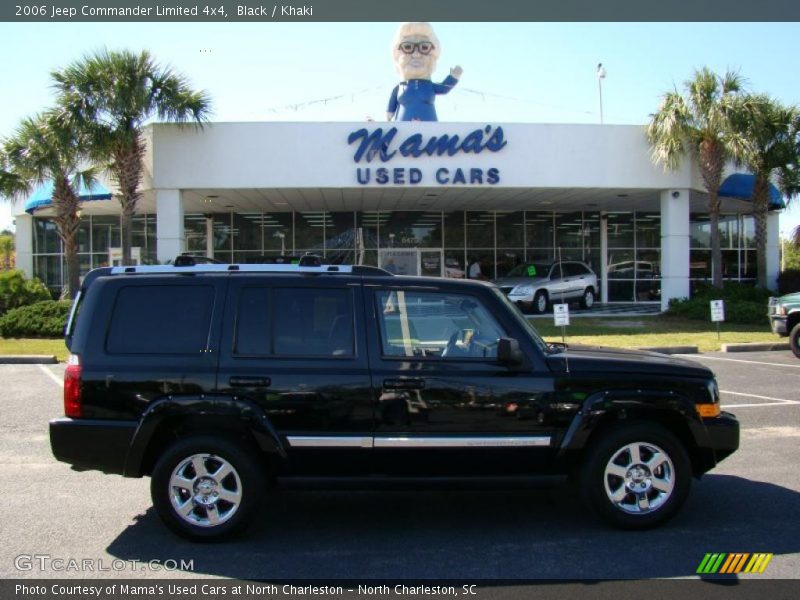 Black / Khaki 2006 Jeep Commander Limited 4x4