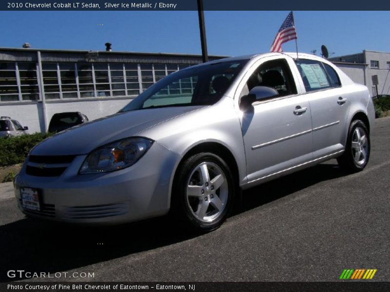Silver Ice Metallic / Ebony 2010 Chevrolet Cobalt LT Sedan