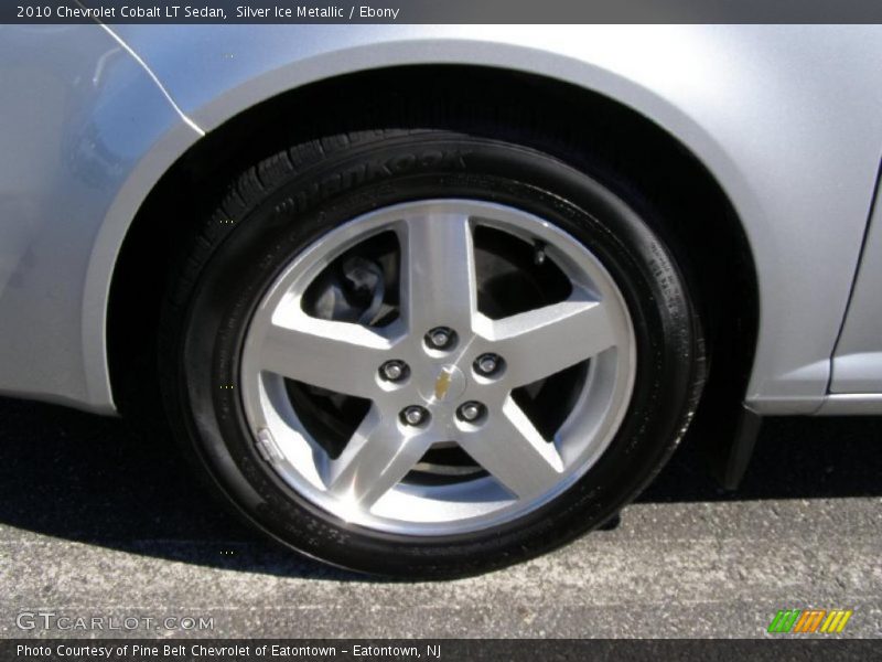 Silver Ice Metallic / Ebony 2010 Chevrolet Cobalt LT Sedan