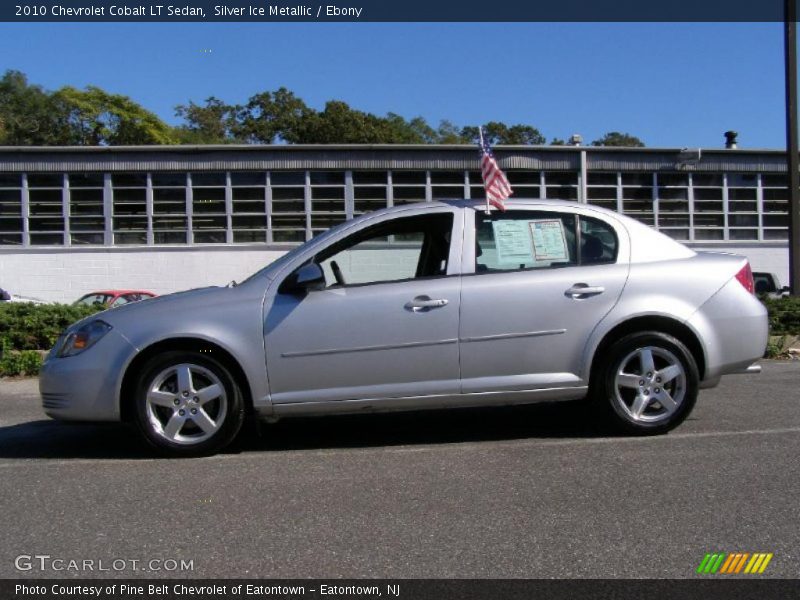 Silver Ice Metallic / Ebony 2010 Chevrolet Cobalt LT Sedan