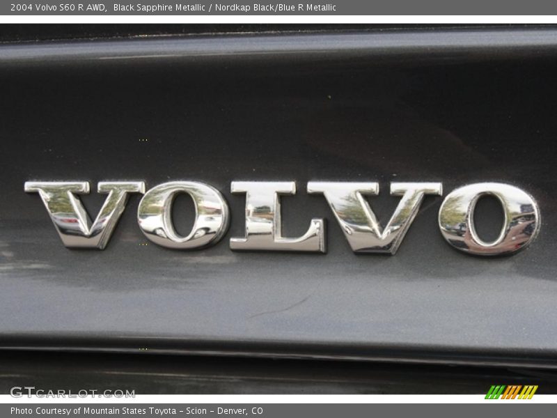 Black Sapphire Metallic / Nordkap Black/Blue R Metallic 2004 Volvo S60 R AWD