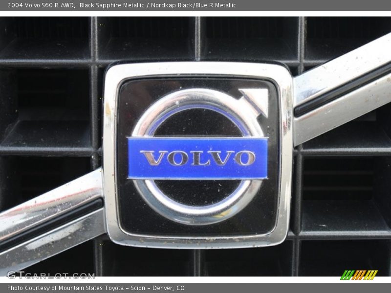Black Sapphire Metallic / Nordkap Black/Blue R Metallic 2004 Volvo S60 R AWD