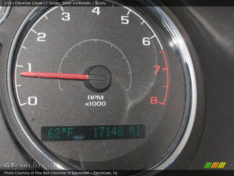 Silver Ice Metallic / Ebony 2010 Chevrolet Cobalt LT Sedan