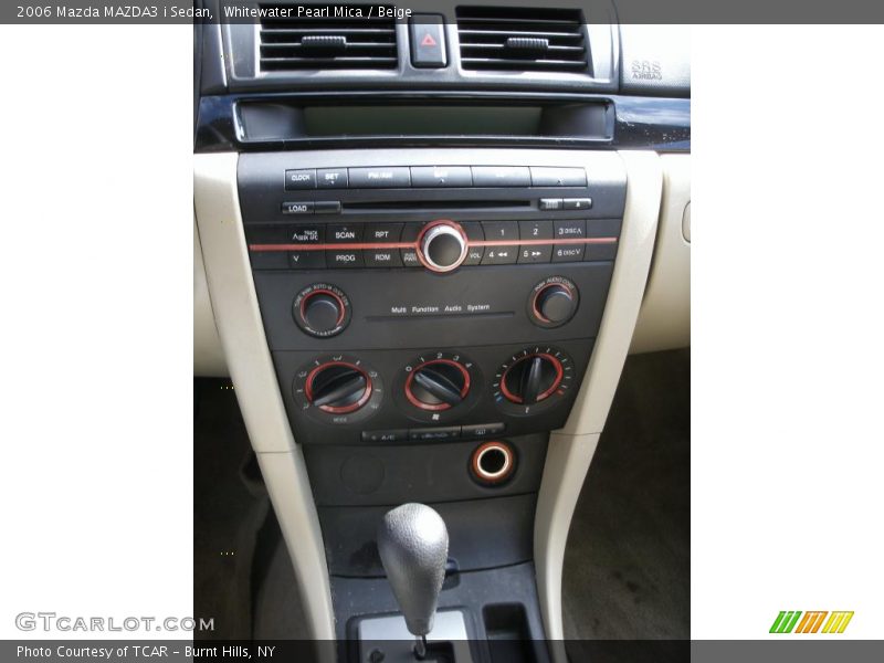 Controls of 2006 MAZDA3 i Sedan