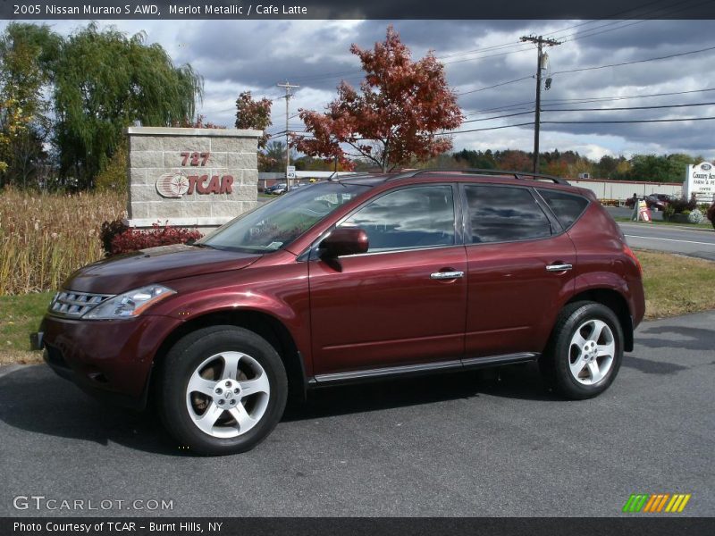 Merlot Metallic / Cafe Latte 2005 Nissan Murano S AWD