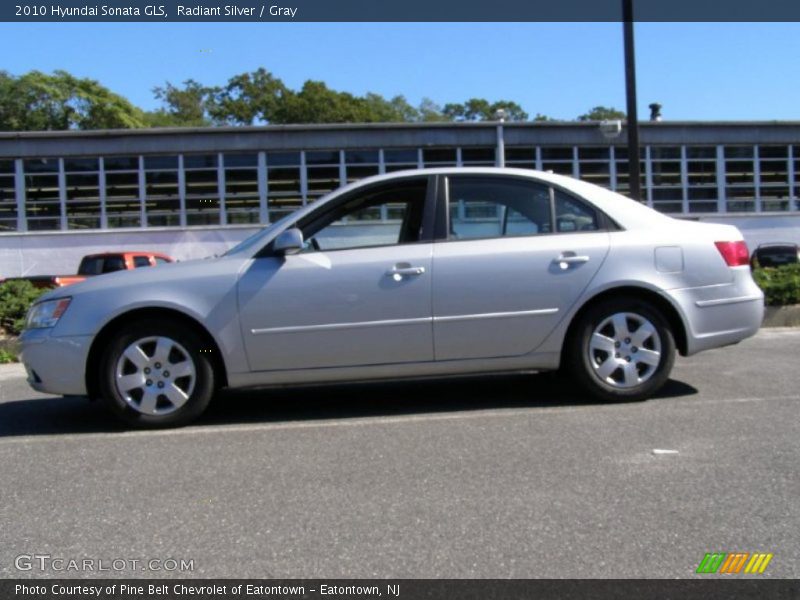 Radiant Silver / Gray 2010 Hyundai Sonata GLS