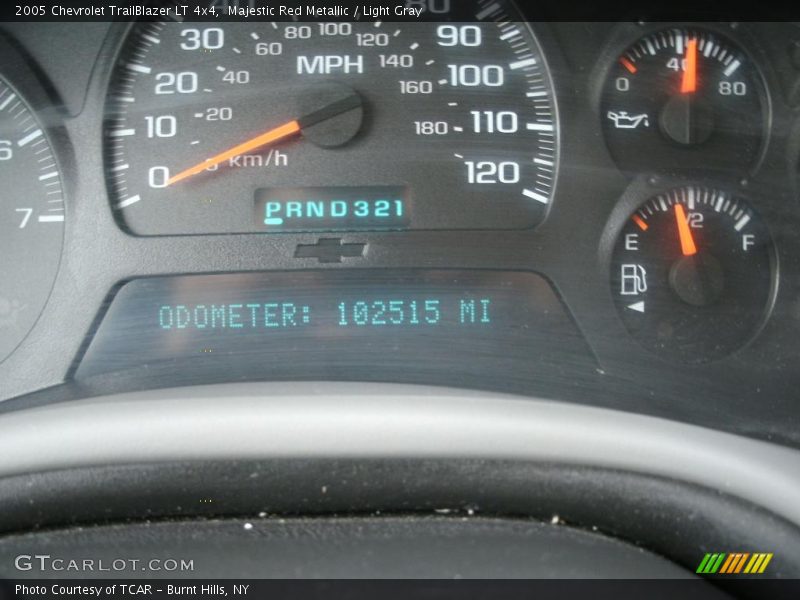 Majestic Red Metallic / Light Gray 2005 Chevrolet TrailBlazer LT 4x4