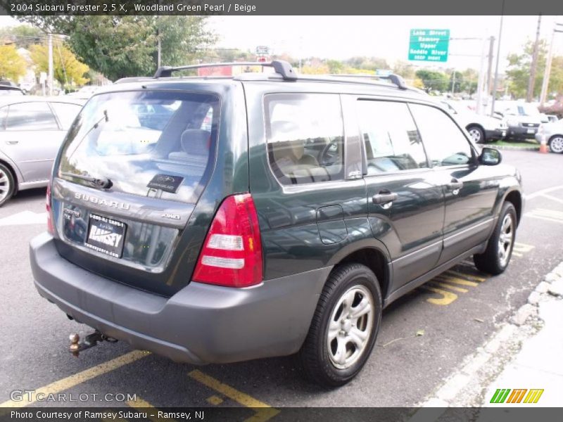 Woodland Green Pearl / Beige 2004 Subaru Forester 2.5 X