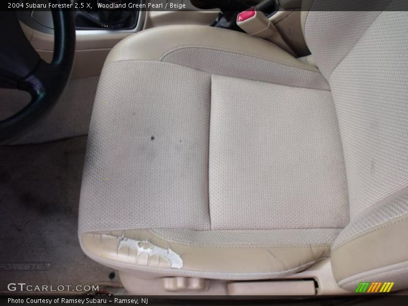 Woodland Green Pearl / Beige 2004 Subaru Forester 2.5 X