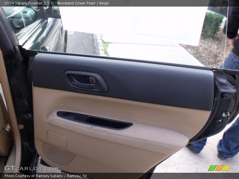 Woodland Green Pearl / Beige 2004 Subaru Forester 2.5 X
