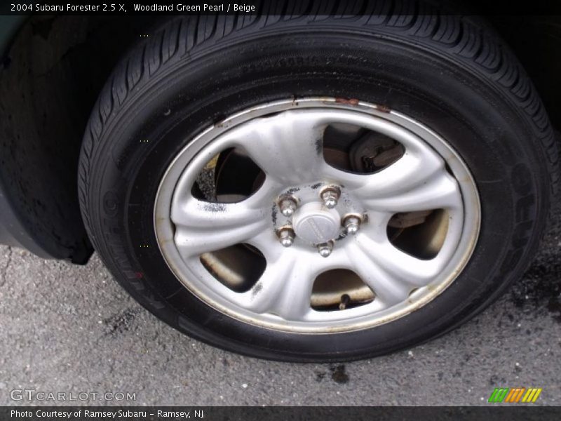 Woodland Green Pearl / Beige 2004 Subaru Forester 2.5 X