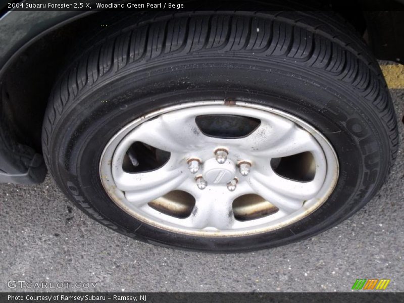 Woodland Green Pearl / Beige 2004 Subaru Forester 2.5 X