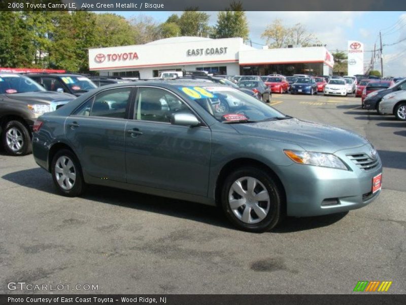 Aloe Green Metallic / Bisque 2008 Toyota Camry LE