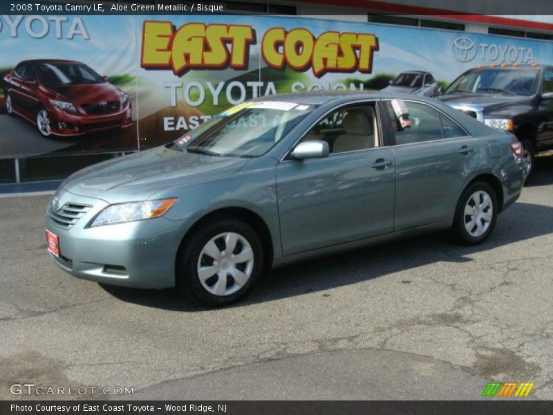 Aloe Green Metallic / Bisque 2008 Toyota Camry LE