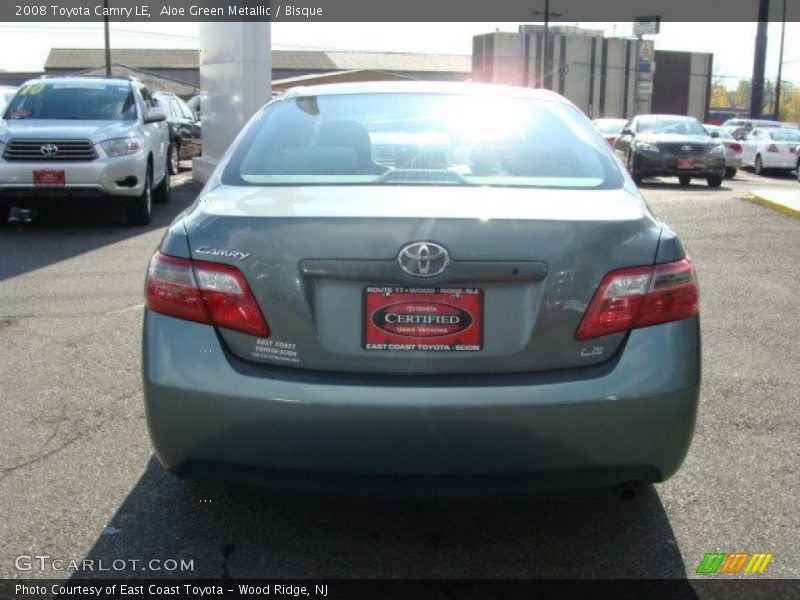 Aloe Green Metallic / Bisque 2008 Toyota Camry LE