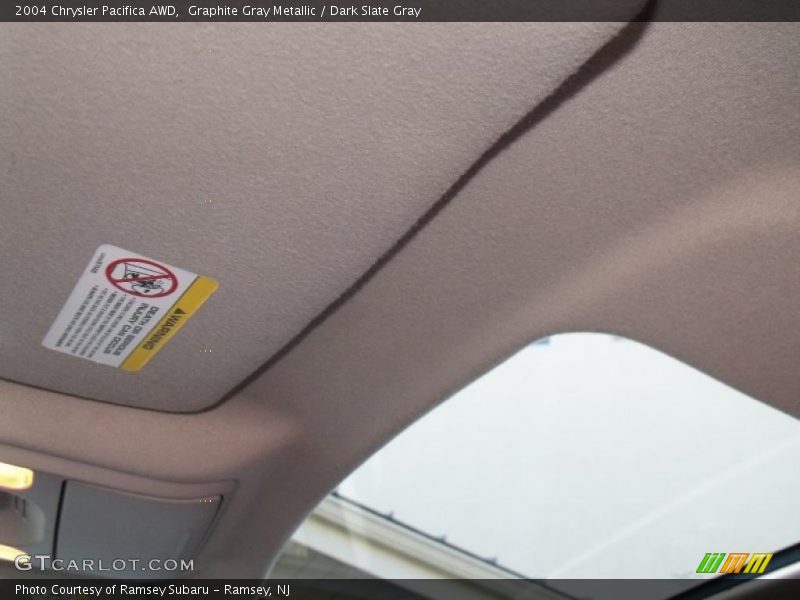 Graphite Gray Metallic / Dark Slate Gray 2004 Chrysler Pacifica AWD
