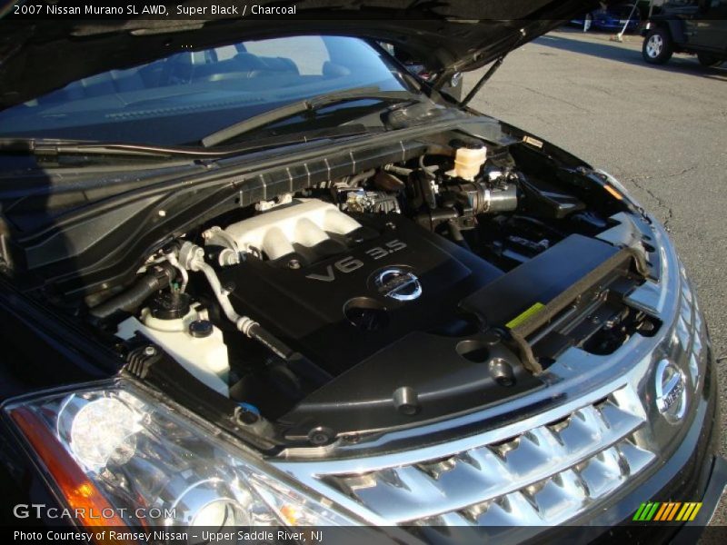 Super Black / Charcoal 2007 Nissan Murano SL AWD