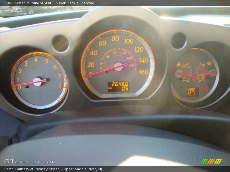 Super Black / Charcoal 2007 Nissan Murano SL AWD