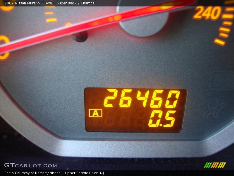 Super Black / Charcoal 2007 Nissan Murano SL AWD
