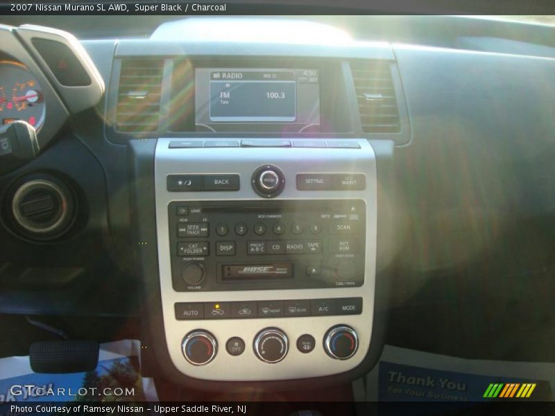 Super Black / Charcoal 2007 Nissan Murano SL AWD