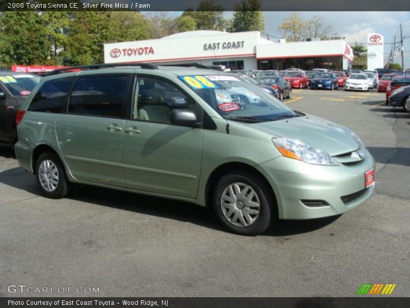 Silver Pine Mica / Fawn 2008 Toyota Sienna CE