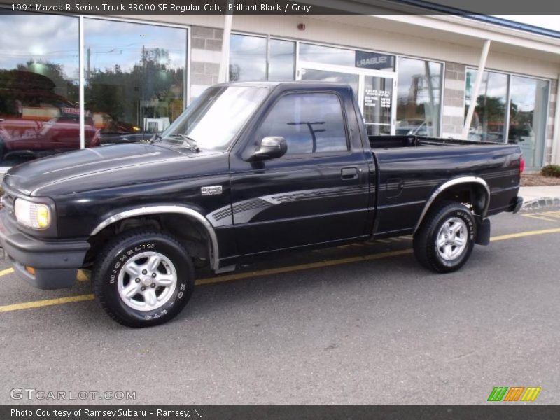 Brilliant Black / Gray 1994 Mazda B-Series Truck B3000 SE Regular Cab