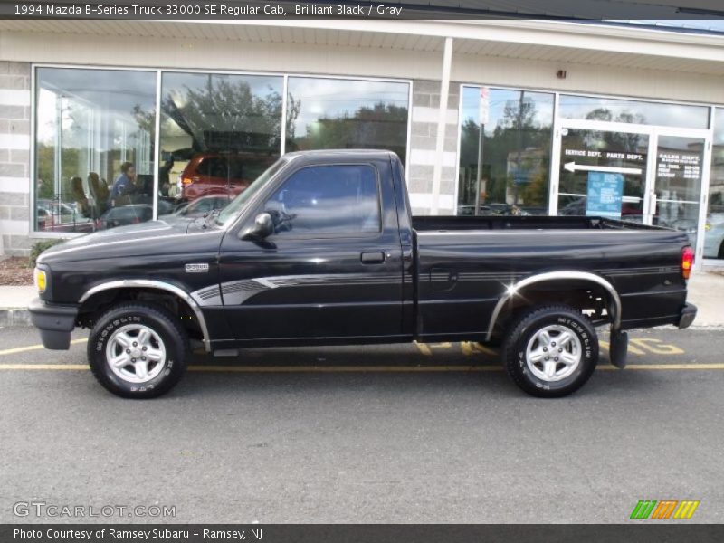 Brilliant Black / Gray 1994 Mazda B-Series Truck B3000 SE Regular Cab