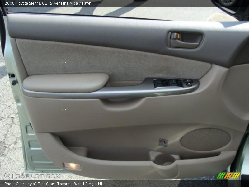 Silver Pine Mica / Fawn 2008 Toyota Sienna CE