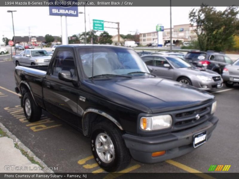 Brilliant Black / Gray 1994 Mazda B-Series Truck B3000 SE Regular Cab