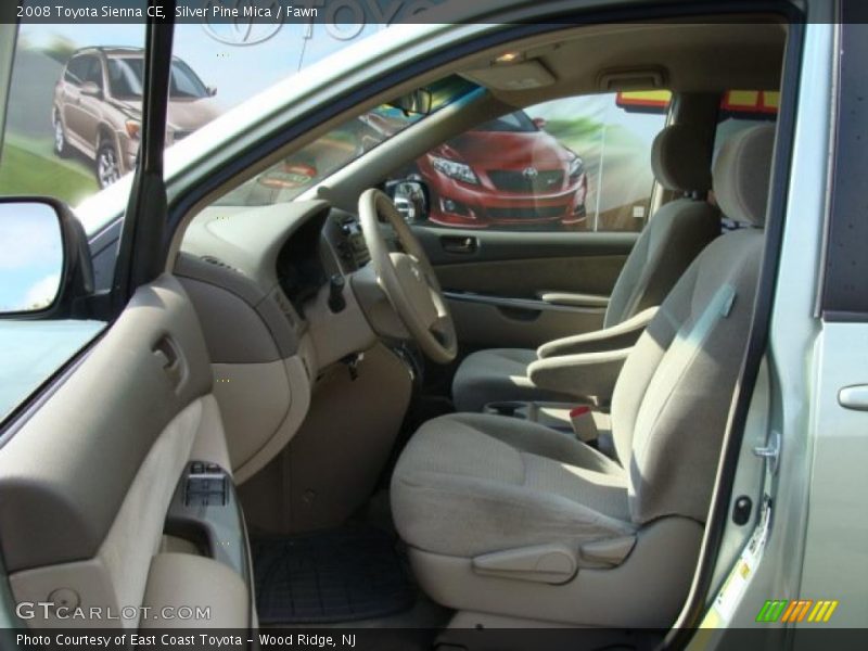 Silver Pine Mica / Fawn 2008 Toyota Sienna CE