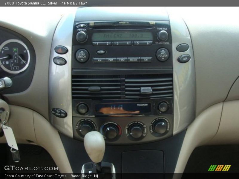 Silver Pine Mica / Fawn 2008 Toyota Sienna CE