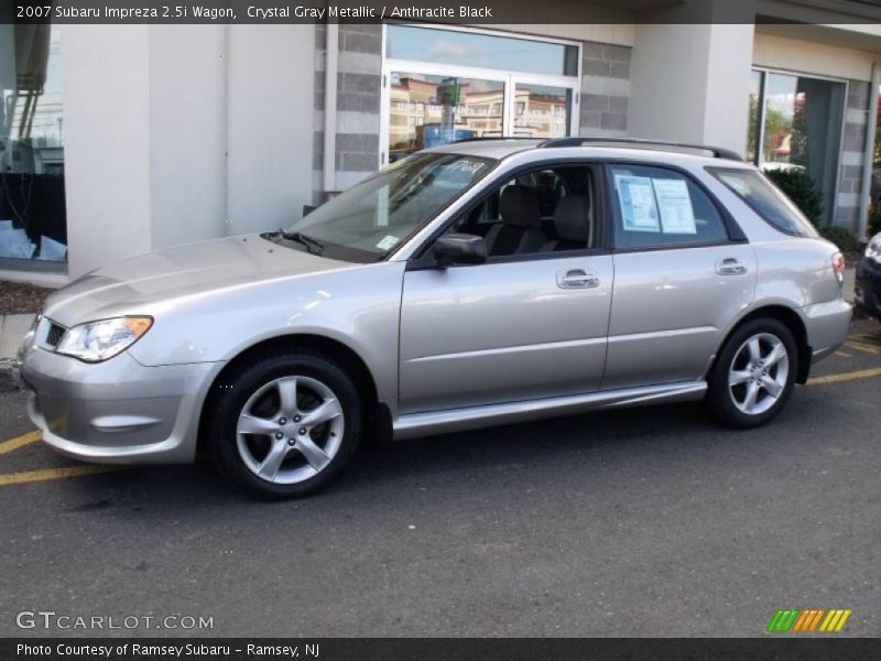 Crystal Gray Metallic / Anthracite Black 2007 Subaru Impreza 2.5i Wagon
