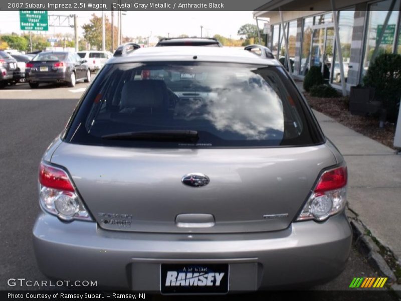 Crystal Gray Metallic / Anthracite Black 2007 Subaru Impreza 2.5i Wagon