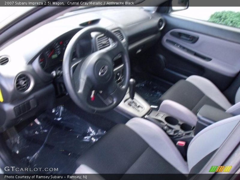 Crystal Gray Metallic / Anthracite Black 2007 Subaru Impreza 2.5i Wagon