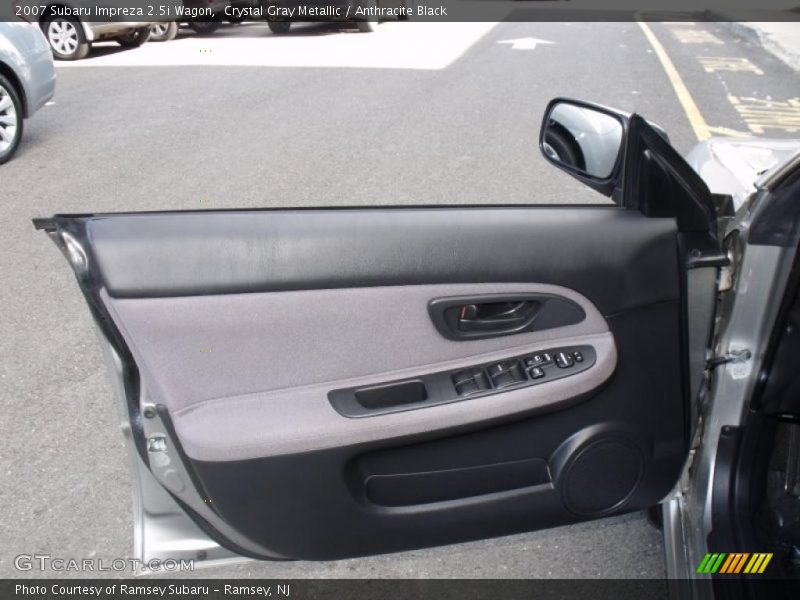Crystal Gray Metallic / Anthracite Black 2007 Subaru Impreza 2.5i Wagon