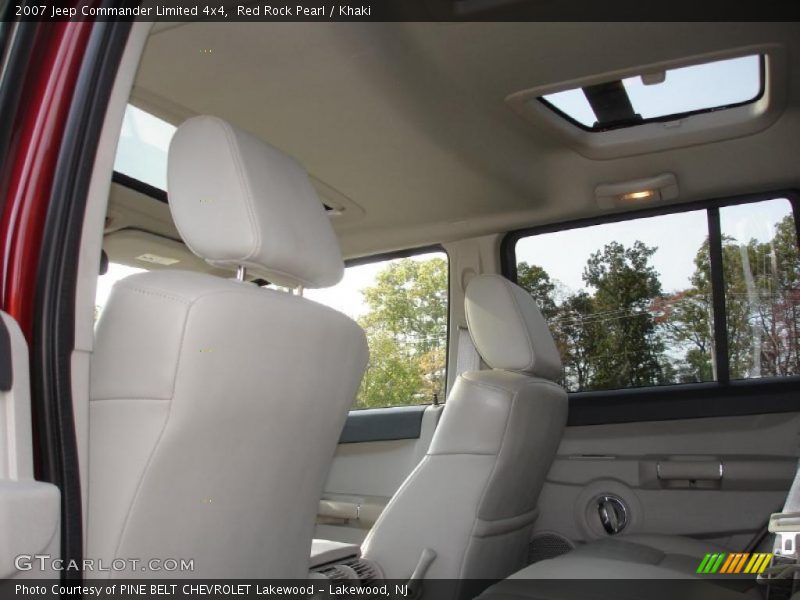 Red Rock Pearl / Khaki 2007 Jeep Commander Limited 4x4