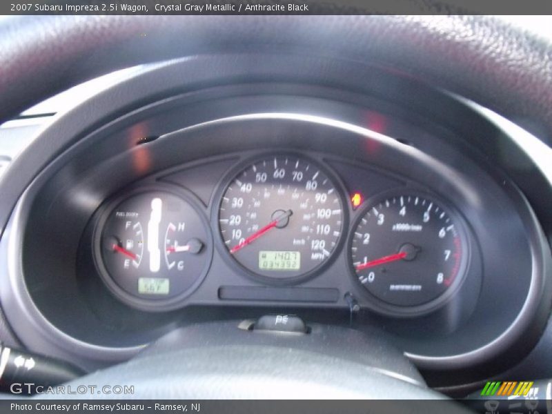 Crystal Gray Metallic / Anthracite Black 2007 Subaru Impreza 2.5i Wagon