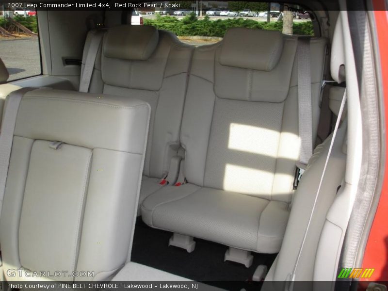 Red Rock Pearl / Khaki 2007 Jeep Commander Limited 4x4