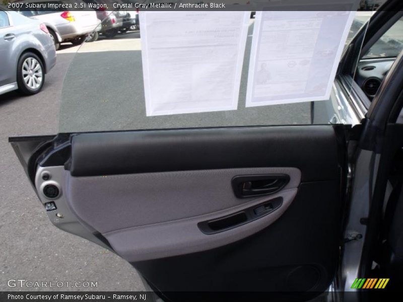 Crystal Gray Metallic / Anthracite Black 2007 Subaru Impreza 2.5i Wagon