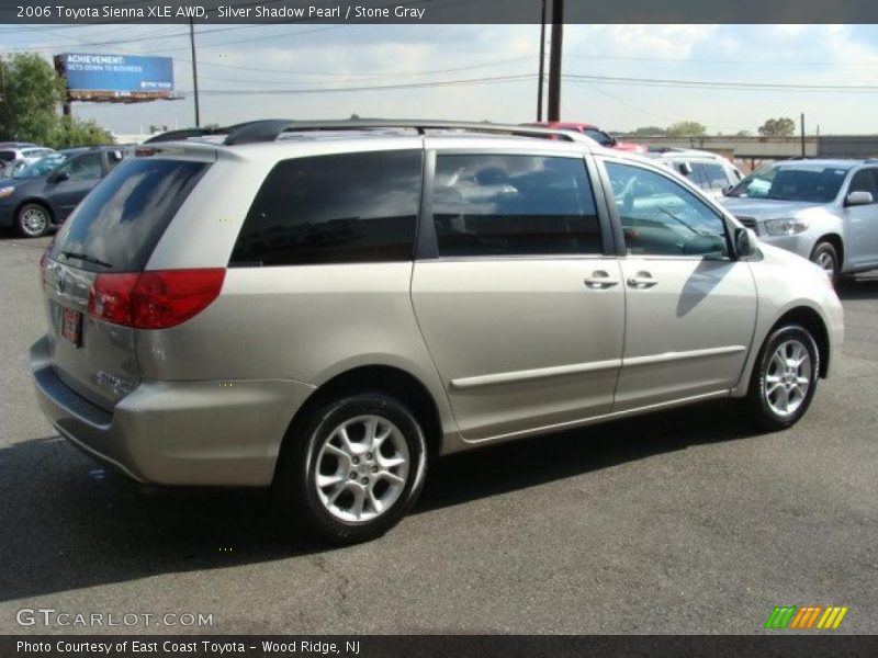 Silver Shadow Pearl / Stone Gray 2006 Toyota Sienna XLE AWD