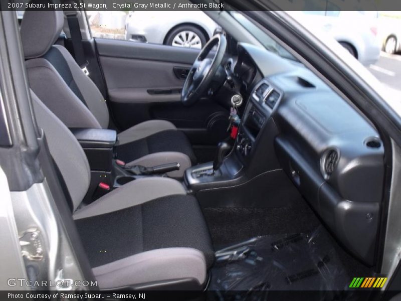 Crystal Gray Metallic / Anthracite Black 2007 Subaru Impreza 2.5i Wagon