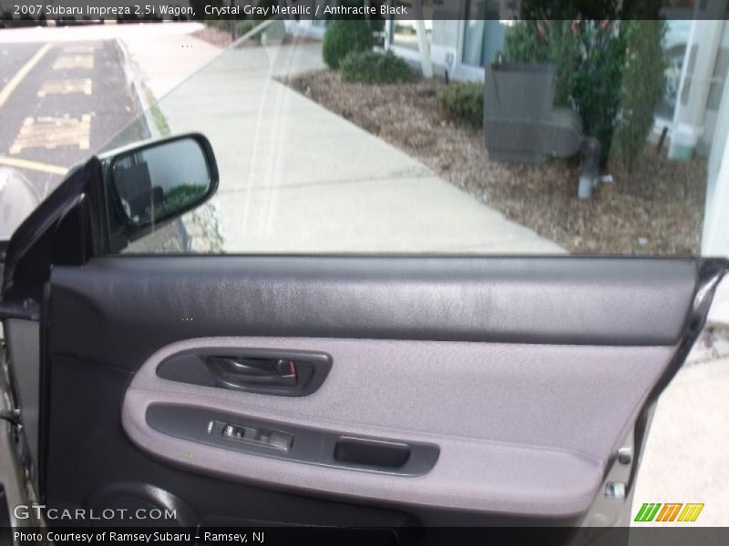 Crystal Gray Metallic / Anthracite Black 2007 Subaru Impreza 2.5i Wagon