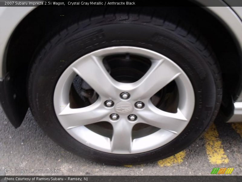 Crystal Gray Metallic / Anthracite Black 2007 Subaru Impreza 2.5i Wagon