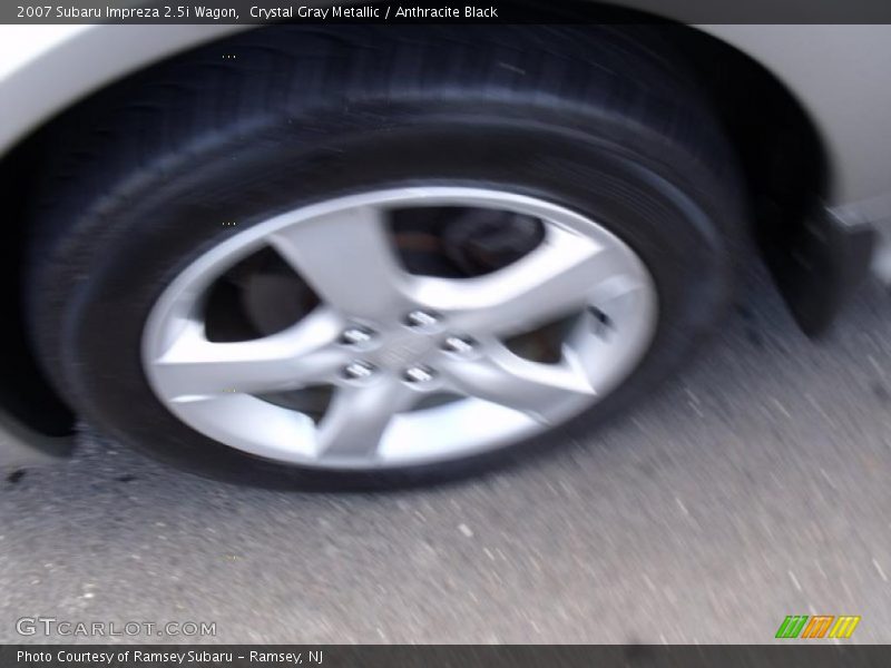 Crystal Gray Metallic / Anthracite Black 2007 Subaru Impreza 2.5i Wagon