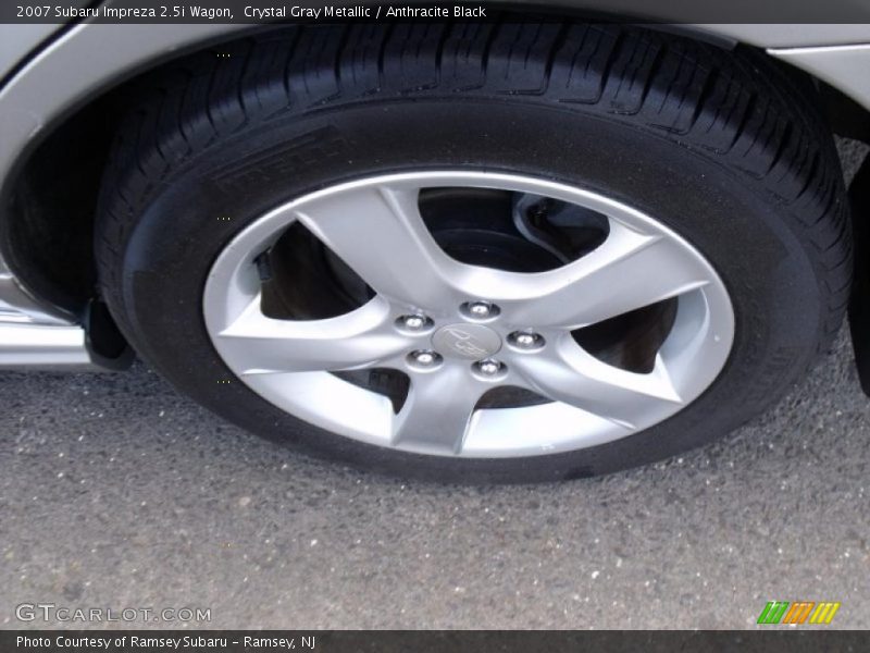 Crystal Gray Metallic / Anthracite Black 2007 Subaru Impreza 2.5i Wagon
