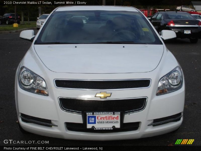 Summit White / Ebony 2010 Chevrolet Malibu LT Sedan
