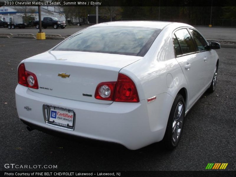 Summit White / Ebony 2010 Chevrolet Malibu LT Sedan