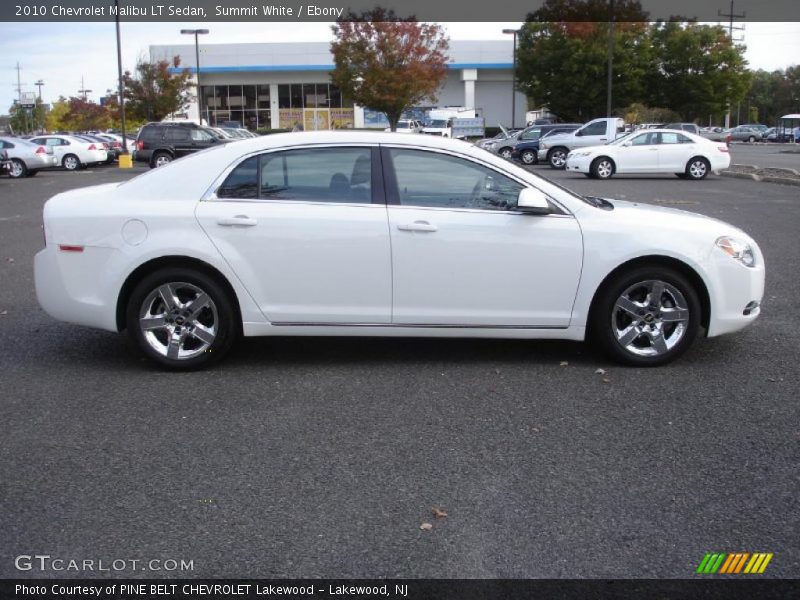 Summit White / Ebony 2010 Chevrolet Malibu LT Sedan